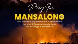 Pemerintah Kabupaten Nunukan, menyampaikan duka mendalam atas musibah kebakaran besar yang terjadi di Mansalong, Kecamatan Lumbis, Minggu (14/9/2025) dini hari. Dok.Prokopim.