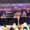 Para pemuka agama di Nunukan memimpin doa bersama untuk negeri dengan tajuk ‘Dari Perbatasan Untuk Indonesia’, di bawah Tugu Dwikora, Jumat (5/9/2025).