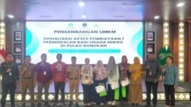 Sosialisasi akses permodalan bagi Usaha Mikro di Pulau Nunukan di ruang serbaguna lantai V, Kantor Bupati Nunukan, Selasa (9/9/2025). Dok.Prokopim.
