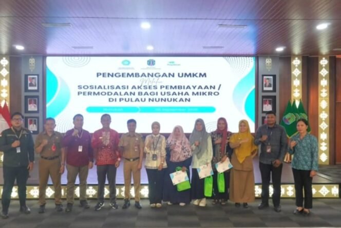 
					Sosialisasi akses permodalan bagi Usaha Mikro di Pulau Nunukan di ruang serbaguna lantai V, Kantor Bupati Nunukan, Selasa (9/9/2025). Dok.Prokopim.