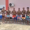 Atlet Gym dan Fitness Nunukan yang bertanding di Gubernur Kaltara Cup Open 2025, di Kota Tarakan, Minggu (19/10/2025).