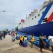 KM Pantokrator saat bersandar di Pelabuhan Tunon Taka, Nunukan. Dok.Dwi.