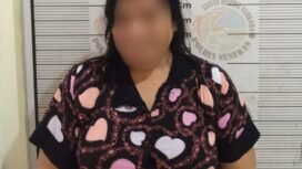 R (40), seorang IRT warga pedalaman Nunukan diamankan aparat karena terlibat dalam peredaran narkoba. Dok.Polres Nunukan.