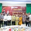 Bupati Nunukan, Irwan Sabri menghadiri acara pisah kenang Kajari Nunukan Fatoni Hatam di Resto Lanflin, Rabu (22/10/2025). Dok.Pemkab Nunukan.