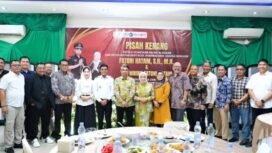 Bupati Nunukan, Irwan Sabri menghadiri acara pisah kenang Kajari Nunukan Fatoni Hatam di Resto Lanflin, Rabu (22/10/2025). Dok.Pemkab Nunukan.