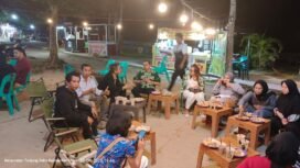 Diskusi ringan NPCI Kaltara bersama KND RI dan Anggota Komisi 7 DPR RI yang difasilitasi Yayasan Faqih Hasan Center, di angkringan Kota Tanjung Selor. Dok.NPCI Kaltara.