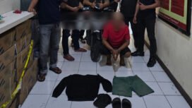 Polisi mengamankan AS (43), pencuri motor, warga Jalan Cik Ditiro, RT 21, Nunukan Timur, Nunukan. Dok.Polres Nunukan.