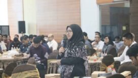 Wakil Ketua I DPRD Nunukan, Ir. Arpiah,ST, M.I.Kom, mengikuti forum kehumasan Badan Pemeriksa Keuangan (BPK) di Kota Tarakan, Selasa (25/11/2025). Dok. Sekretariat DPRD Nunukan.
