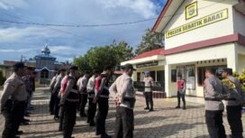 Mapolsek Sebatik Barat. Dok.Polsek Sebatik Barat.