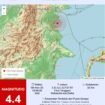 Rilis BMKG terkait gempa Magnitudo 4,4 Tarakan, Sabtu (8/11/2025) sekitar pukul 16.56 wita. Dok.BMKG.