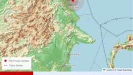 Rilis BMKG terkait gempa Magnitudo 4,4 Tarakan, Sabtu (8/11/2025) sekitar pukul 16.56 wita. Dok.BMKG.
