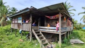 PAUD Nur Kasih 2 di di wilayah Somel, RT 07, Kelurahan Tanjung Harapan, Nunukan Selatan. Sekolah menyewa ruang tamu untuk belajar anak. Dok.Andi Fajrul Syam.