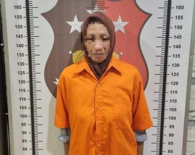 
					IRT bernama SR (42), diamankan Polisi. SR menyewa motor di rental Rp 100.000/hari dan digadaikan Rp 4,8 juta. Uang hasil gadai digunakan menutup utang dan kebutuhan sehari hari. Dok.Polsek Nunukan.