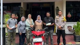 Polsek Nunukan berhasil menyelesaikan kasus penggelapan motor rental dengan restorative justice. IRT SR (42) nekat melakukan penggelapan karena desakan ekonomi. Dok.Polsek Nunukan.