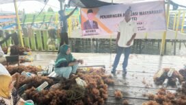 Anggota DPRD Nunukan, Adama, saat melakukan reses di Pangkalan Haji Muhtar, Nunukan Timur. Dok.Adama.