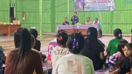 Reses Anggota DPRD Nunukan, Donal di Kelompok Ubol, Lumbis Ogong. Masyarakat berharap jalan darat untuk perbaikan ekonomi. Dok.Donal.