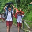 Ilustrasi : Anak anak sekolah di pedalaman Nunukan. 