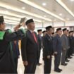 Sebanyak 17 Pejabat Pimpinan Tinggi Pratama (Eselon II), dilantik Bupati Nunukan, Irwan Sabri di Lantai V Gedung Pemda Nunukan, Senin (10/11/2025). Dok.Prokopim.