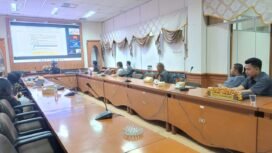 DPRD Nunukan menggelar zoom meeting, membahas harmonisasi dua rancangan peraturan daerah (Ranperda) inisiatif bersama Kemenkumham Kanwil Kalimantan Timur, Selasa (25/11/2025). Dok.Sekretariat DPRD Nunukan.