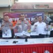 Pers rilis pengungkapan perkara penggelapan 11 mobil rental di Wilkum Polres Tarakan. Dok.Polres Tarakan.