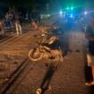 Tabrakan adu banteng terjadi di Desa Apas, Kecamatan Sebuku, Minggu (7/12/2025) malam. Dua pengendara motor tewas dalam kejadian ini. Dok.Polsek Sebuku.