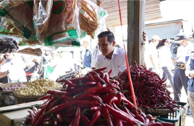 
					Ilustrasi : Bupati Nunukan, Irwan Sabri saat memantau stok dan harga komoditi pasar jelang Nataru. Dok.Prokopim Nunukan.