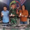 Pers rilis pengungkapan 150,32 gram sabu sabu oleh Satgas Pamtas RI - Malaysia Yonkav 13/SL. Dok.Yonkav 13/SL.