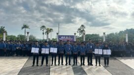 Bupati Nunukan, Kalimantan Utara, Irwan Sabri, melantik dan mengukuhkan 2.512 Pegawai Pemerintah dengan Perjanjian Kerja (PPPK) Paruh Waktu 2025, Senin (8/12/2025).