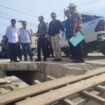 Bupati Nunukan, Irwan Sabri, bersama pejabat Pemda dan Anggota DPRD, saat meninjau titik drainase untuk penanganan banjir Sebatik. Sabtu (27/12/2025).