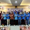 Kepala Dinas Energi dan Sumber Daya Mineral (ESDM) Kaltara Yosua Batara Payangan membuka kegiatan KNPI Kaltara di Hotel Grand Pangeran Khar, Tanjung Selor, Jumat (5/12/2025). Dok.ESDM Kaltara.