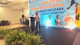 Proses klasifikasi atlet disabilitas Kaltara di Kota Tarakan, salah satu upaya membawa atlet difabel ke kancah internasional. Dok.NPCI Kaltara.
