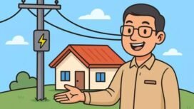 Upaya Pemerintah Provinsi Kalimantan Utara (Kaltara) memperluas akses listrik, terus menunjukkan progres positif meskipun harus berhadapan dengan efisiensi anggaran nasional dan defisit APBD. 
Tantangan fiskal tersebut tidak menyurutkan komitmen pemerintah untuk menjaga keberlanjutan program Bantuan Pemasangan Baru Listrik (BPBL) hingga 2030. Dok.ESDM Kaltara.
