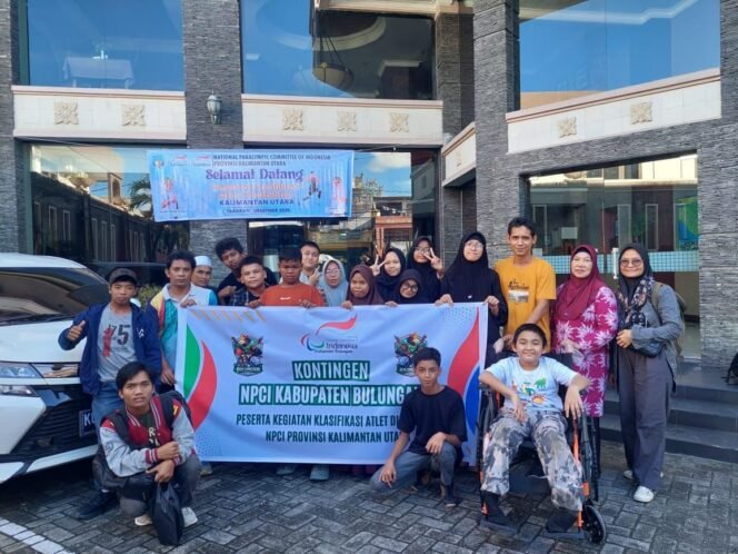 
					Sejumlah atlet disabilitas Kaltara yang ikut klasifikasi di Kota Tarakan, Sabtu (20/12/2025). Dok.NPCI Kaltara.