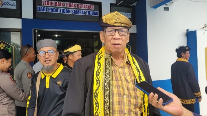 
					Ketua Adat Besar Tidung Kabupaten Nunukan, Abdul Kadir.