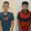 Dua pemain narkoba yang diamankan polisi dalam penggerebekan di Kampung Rambutan, Nunukan Timur, Senin (5/1/2026). Dok.Polres Nunukan.