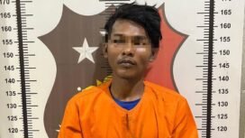 NF (22) residivis yang sudah 4 kali keluar masuk penjara kembali ditangkap polisi akibat mencuri di rumah warga Jalan Pasar Inhutani. Dok.Polsek Nunukan.