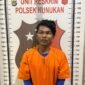 NF (22) residivis yang sudah 4 kali keluar masuk penjara kembali ditangkap polisi akibat mencuri di rumah warga Jalan Pasar Inhutani. Dok.Polsek Nunukan.