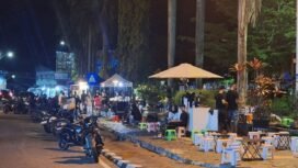 PKL Alun alun Nunukan menjadi salah satu lokasi kuliner tempat berkumpul para remaja di Nunukan. Dok.Riko
