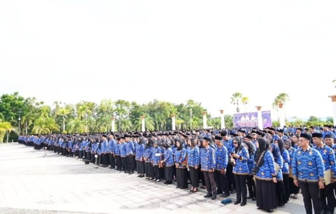 
					Pelantikan PPPK paruh waktu di Pemkab Nunukan. Dok.Prokopim.