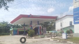 Kondisi salah satu SPBU/APMS di Seimanggaris yang tutup karena nihilnya suplay BBM sejak Desember 2025. Dok.Rusli.