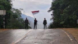 Ilustrasi : Jalur perlintasan perbatasan RI - Malaysia di Long Midang, Krayan.