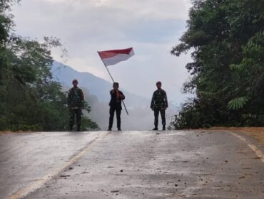 Ilustrasi : Jalur perlintasan perbatasan RI - Malaysia di Long Midang, Krayan.