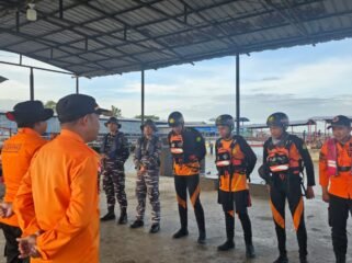 Tim SAR menutup operasi pencarian Rahmatsyah setelah sepekan pencarian. Dok.SAR Tarakan.