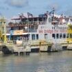 Kapal Feri yang melayani pelayaran rute Nunukan - Sebatik.