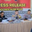 Pers rilis kasus pencurian Bismillah Cell oleh Polsek KSKP. Dok.Polres Nunukan.