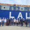 Sejumlah Anggota DPRD Nunukan bersama direksi PT Pelindo memantau kedatangan Tol Laut di Pelabuhan Tunon Taka dalam agenda kunjungan kerja DPRD berkaitan dengan pembenahan fasilitas pelabuhan. 