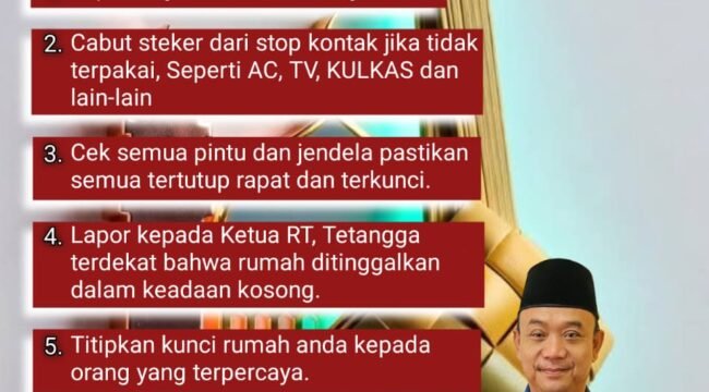 Imbauan Damkar Nunukan bagi masyarakat jelang Hari Raya Idul Fitri 1447 H. Dok.Disdamkar Nunukan.