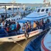 Sejumlah kapal Nunukan - Tawau yang berlabuh di Pelabuhan Internasional, Tunon Taka, Nunukan.