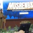 Bupati Nunukan, Irwan Sabri saat memberi sambutan di Musrenbang 2026, Senin (30/3/2026). Dok.Diskominfotik.