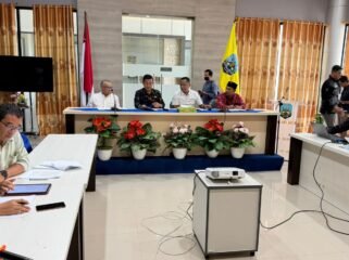 Panitia Khusus (Pansus) III DPRD Provinsi Kalimantan Utara, menggelar rapat intensif membahas Rancangan Peraturan Daerah (Raperda) tentang Pemberdayaan Masyarakat Desa, di Ruang Rapat Badan Penghubung (Banhub) Kaltara, di Kota Tarakan, Kamis (5/3/2026). Dok.DPRD Kaltara.